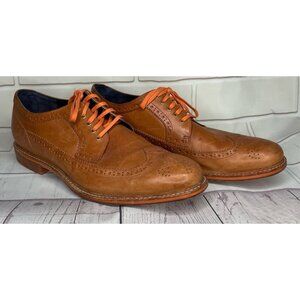 Cole Haan Men’s Size 13M Wing Tip Brown Leather Oxford Dress Shoes C11076